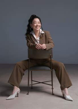 Love Bonito x AAGC Limited-edition Alya Boxy Crop Blazer (in Shiitake Clay)