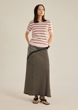 Alex Striped Knit Tee