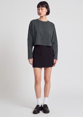 Jersey Relaxed Crop Tee