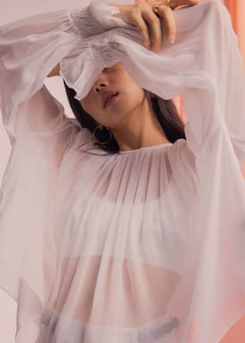 Sheer Poet Blouse