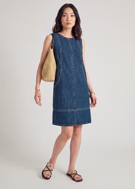 Denim Shift Dress