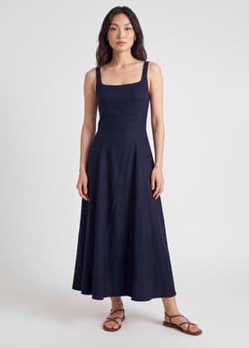 Fit & Flare Maxi Dress