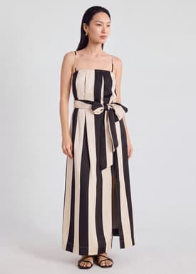 Multi-way Bold Stripes Dress
