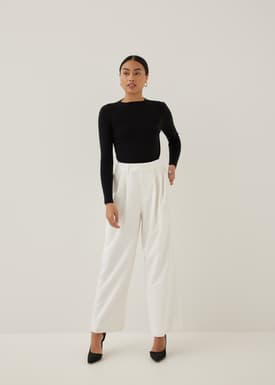 Thalie Tailored Wide Leg Pants